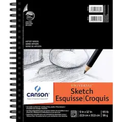 Canson&reg; Universal&trade; Sketch Pad,9" x 12"
