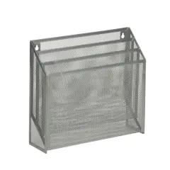 Honey Can Do Silver Mesh Vertical File Sorter