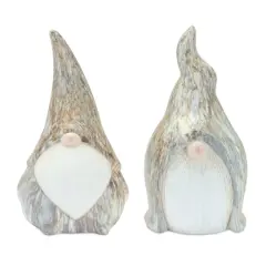 Terra Cotta Gnome Figurine Set