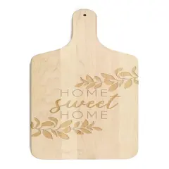 Home Sweet Home Maple Paddle Cutting Board