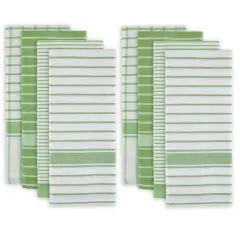 DII&reg; Basic Dishtowels Set, 8ct. Green