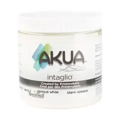 Akua&reg; Intaglio&reg; Ink, 8oz. Opaque White