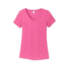 District&reg; Women's Perfect Tri&reg; V-Neck T-Shirt Fuchsia Frost