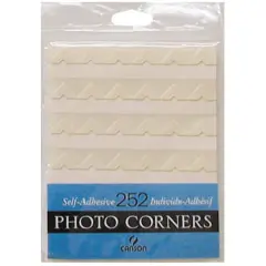 Canson&reg; Self-Adhesive Photo Corners, 252ct. Ivory