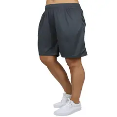 Galaxy by Harvic Moisture-Wicking Performance Women's Mesh Shorts Charcoal