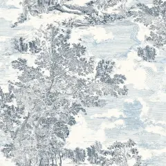 Surface Style Serene Scenes Toile Peel & Stick Wallpaper Sapphire