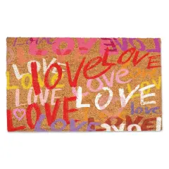 Love Typography Doormat