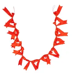 6ft. Orange Bow Garland by Ashland&reg;