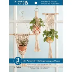 Leisure Arts&reg; Mini Planter Macram&eacute; Kit