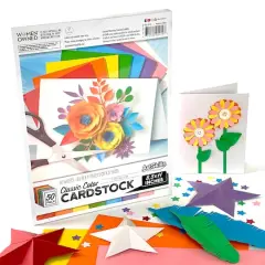 ArtSkills&reg; 8.5" x 11" Classic Color Cardstock Paper, 50 Sheets