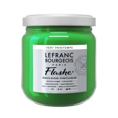 Lefranc & Bourgeois Flashe&reg; Matte Artist's Color, 400mL Spring Green