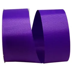 The Ribbon Roll 2.25" x 50yd. Grosgrain Allure Solid Ribbon Purple