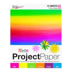 Royal Brites&reg; 11" x 14" Neon Project Paper Pack