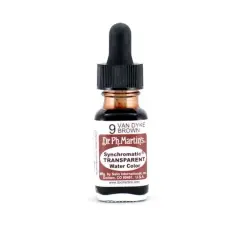 Dr. Ph. Martin's&reg; Synchromatic Transparent Watercolor, 0.5oz. 9 Van Dyke Brown