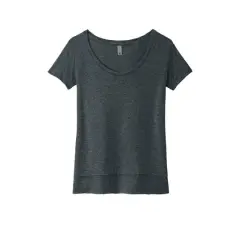 Next Level Women's Festival Scoop Neck T-Shirt Antique Denim