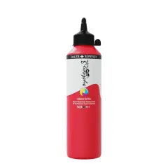 Daler-Rowney&reg; System 3 Fluid Acrylic, 500mL 503 Cadmium Red Hue