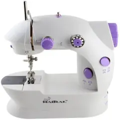 Haitral&trade; Lavender Flex-Speed Double-Thread Cordless Easy Sewing Machine with Pedal