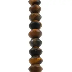 Yellow Tiger's Eye Bicone Beads, 8mm by Bead Landing&trade;