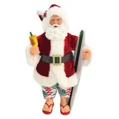 Santa's Workshop 10" Surf&rsquo;s Up Santa