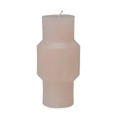 Hello Honey&reg; 3" x 6" Blush Unscented Totem Pillar Candle