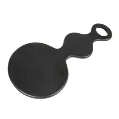 Hello Honey&reg; 19.75" Black Avant-Garde Mango Wood Cheese & Cutting Board