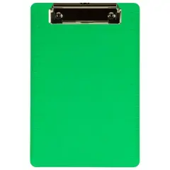 JAM Paper Mini Plastic Memo Clipboards, 12ct. Green