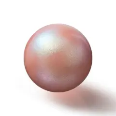 Preciosa Maxima 6mm Pearlescent Glass Nacre Pearls, 40ct.Pink