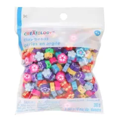 10mm Flower Shaped Soft Clay Beads by Creatology&trade;