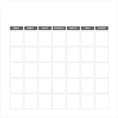 PhotoPlay Blank Calendar Sheets 12" x 12"