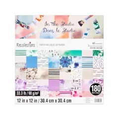 12" x 12" In the Studio Paper Pad by Recollections&trade;, 180 Sheets