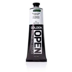 Golden&reg; OPEN&trade; Slow-Drying Acrylics, 5oz. Chromium Oxide Green Dark