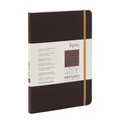 Fabriano&reg; Ispira Dotted A5 Soft-Cover Notebook Brown