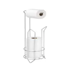 Bath Bliss Toilet Paper Holder & Reserve Chrome