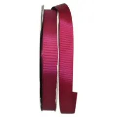 JAM Paper 7/8" x 100yd. Grosgrain Ribbon Wine