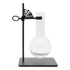 8.5" Round Glass Flask with Black Stand by Ashland&reg;