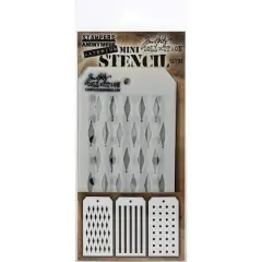 Stampers Anonymous Tim Holtz&reg; Mini Layered Stencil Set #36