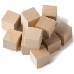 1" Square Wood Blocks, 13ct. by Make Market&reg;