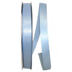 JAM Paper 5/8" x 100yd. Satin Single Face Ribbon French Blue