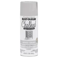 Rust-Oleum&reg; Chalked 12oz. Ultra Matte Spray Paint Aged Gray