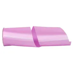 JAM Paper 6" x 50yd. Single Face Satin Allure Ribbon Purple Haze