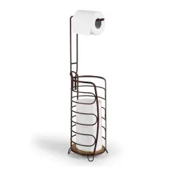SunnyPoint Freestanding Toilet Paper Holder Oil Rubbed Bronze