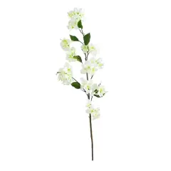 47" Cream Bougainvillea Flower Stems, 3ct.