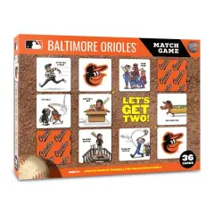 Major League Baseball Licensed Memory Match Game Baltimore Orioles