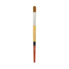 Princeton&trade; Snap!&trade; Series 9650 Gold Taklon Short Handle Filbert Brush