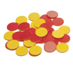 Learning Advantage&trade; Red & Yellow Counters, 200ct.