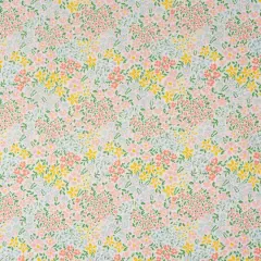 SINGER Modern Packed Flowers Cotton Fabric