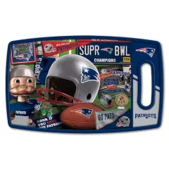 NFL Retro Series Cutting BoardNew England Patriots