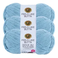 3 Pack Lion Brand&reg; Feels Like Butta&trade; Yarn Seafoam