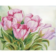 Diamond Dotz&reg; Intermediate Tulip Swathe Diamond Painting Kit