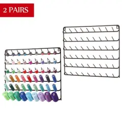 NEX&trade; Brown 54-Spool Metal Thread Rack, 2ct.